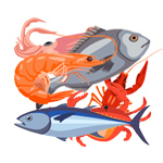 Pescados e frutos do mar